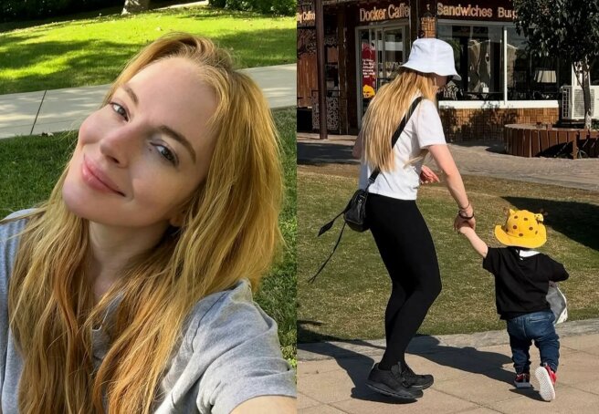 Lindsay Lohan Shares Photos of Son for the First Time