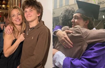 Kate Hudson shared rare photos with her children and ex-husband from her eldest son's graduation.