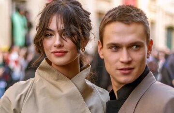 Virgo Cassel made her first public appearance with her boyfriend Saul Nanni at a show in Paris