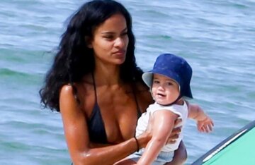 Vincent Cassel and Nara Baptista have stopped hiding their one-year-old son's face.